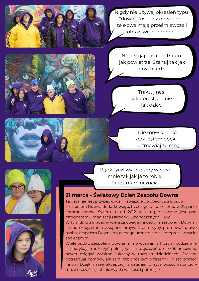 Światowy Dzień Zespołu Downa.
