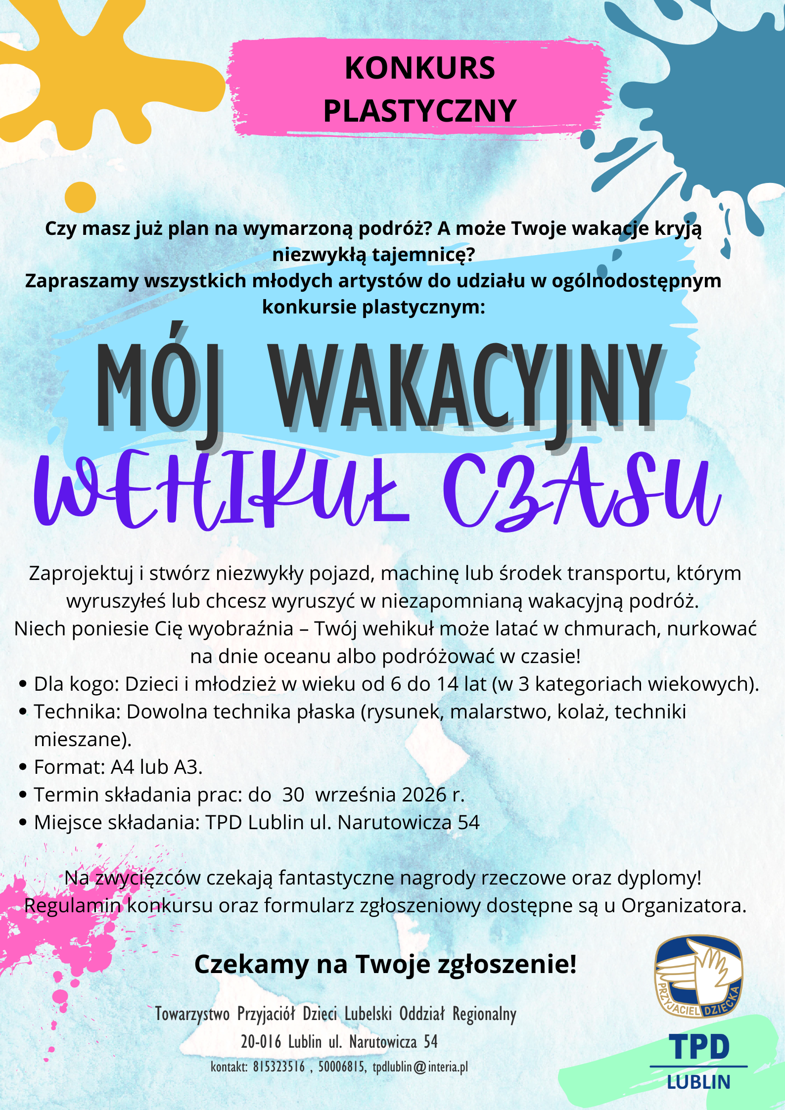 Konkurs plastyczny.